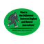 Picture of Bigfoot vs. Mainstream Media (green) Sticker